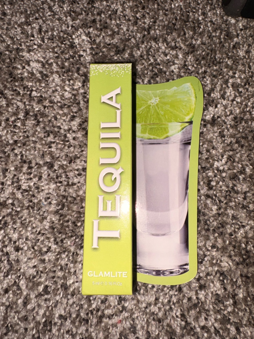 Glamlite Tequila Lip Gloss Balm - Lime Green